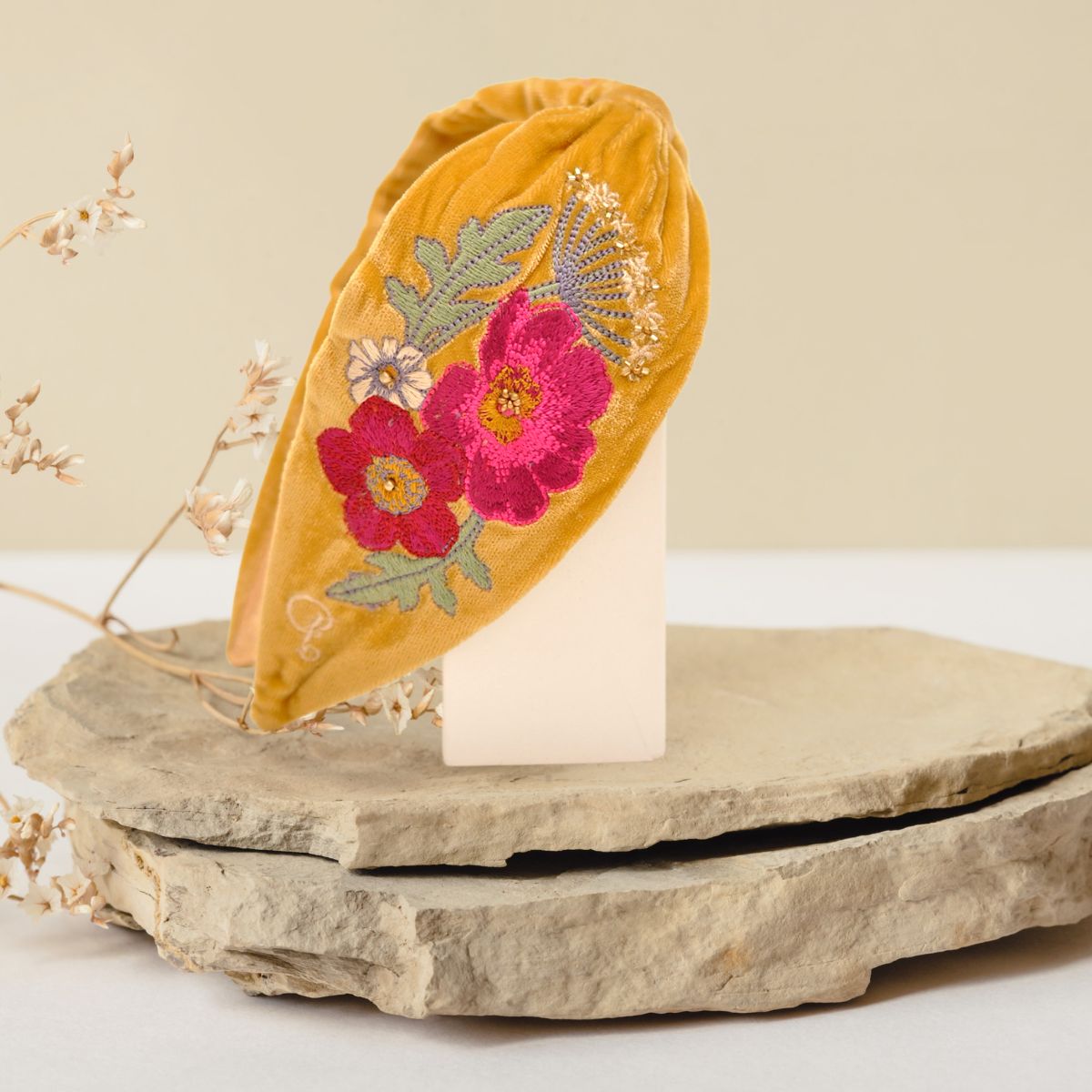 Diadema Velvet Vintage Floral - Ana Lince Accesorios - Accesorios para Mujer - Atemporales & Sostenibles